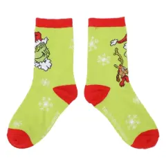 The Grinch & Max Kids 3-Pair Crew Socks