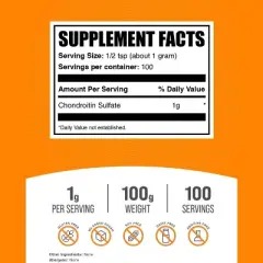 BulkSupplements Chondroitin Sulfate Powder