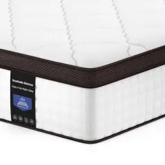 Kescas Premium 14 inch Medium Firm Hybrid Mattress - Compatible with Platform Bed, Box Spring, or Slat Base