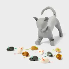 Mouse Multipack Cat Toy Set - 10pk - Boots & Barkley&trade;