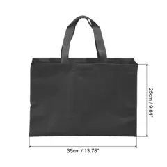 Unique Bargains Unique Reusable Gift Bags,Horizontal Style Non-Woven Grocery Tote Bag for Travel Storage