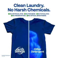 Earth Breeze Laundry Detergent Sheets - Fresh Scent Eco Sheets - 32ct - 64 Loads