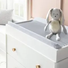 Wipeable Changing Pad Cover - Solid Heather Gray - Cloud Island&trade;