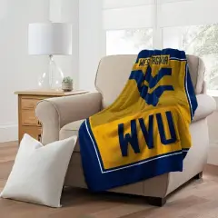 NCAA West Virginia Mountaineers 46''x60'' Leadership Micro Throw Blanket