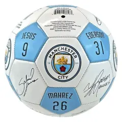 Maccabi Art: Manchester City Player Signatures Soccer Ball - Size 5