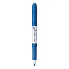 Bic Great Erase Grip Fine Point Dry Erase Marker Blue Dozen GDE11BE