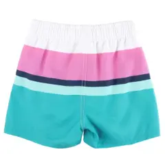 RuggedButts Baby Boys Color Block Swim Trunks