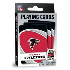 MasterPieces Officially Licensed NFL Atlanta Falcons Playing Cards - 54 Card Deck for Adults