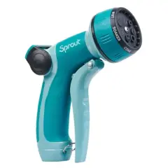 Melnor Sprout Metal Hose Nozzle, 7 Patterns, Green