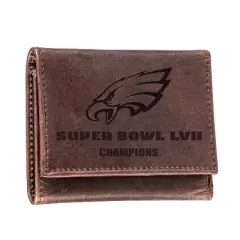 Evergreen Philadelphia Eagles Tri-Fold Wallet, Brown