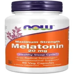 Melatonin 20 mg by Now Foods  -  90 VegCap