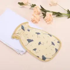 Unique Bargains Double Side Drawstring Shower Gloves 9.29"&times;5.91" 1 Pc