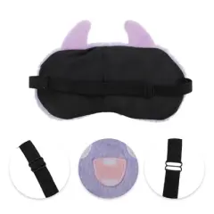Unique Bargains Portable Monster Sleep Mask Purple 1 Pc