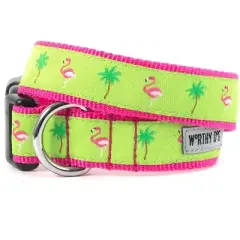 The Worthy Dog Flamingos Dog Collar