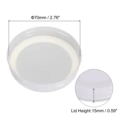 Unique Bargains Leak Proof Regular Mason Jar Lids for Canning Jars Kitchen Storage 12 Pcs