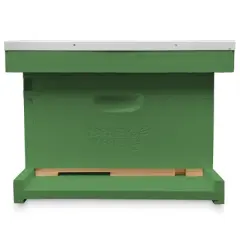 Honey Keeper Beginner Beehive Kit, Fully Assembled and Painted Starter Set with Hive Body & 10 Frames