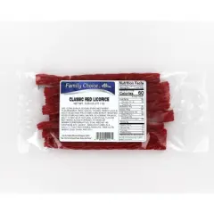 Family Choice - Red Licorice - 6.25 oz - Case of 12