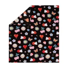 Makers Collective Icon Throw Blanket Black