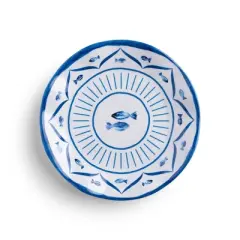 Q Home | Sardinia 8" Melamine Salad Plate, Set of 4