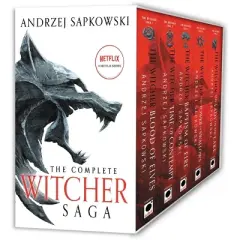 The Witcher Boxed Set: Blood of Elves, the Time of Contempt, Baptism of Fire, the Tower of Swallows, the Lady of the Lake - by  Andrzej Sapkowski