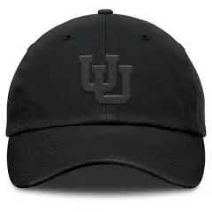 NCAA Utah Utes Unstructured Black Tonal Cotton Hat