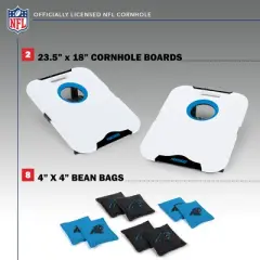 NFL Carolina Panthers All-Weather Travel Cornhole Set