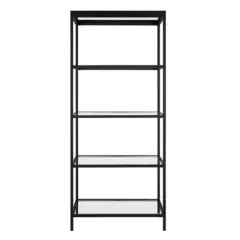 30" Wide Black Bronze Bookcase - Henn&Hart