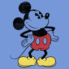 Boy's Disney Classic Mickey Distressed Performance Tee