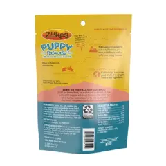 Zukes Puppy Naturals Soft Chews with Vitamins & Minerals Salmon Flavor Training Dog Treats - 5oz