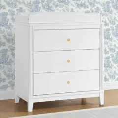 Delta Children Eloise 3 Drawer Dresser with Changing Top