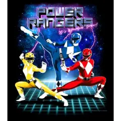 Men's Power Rangers Retro Lightning Morphin Time T-Shirt
