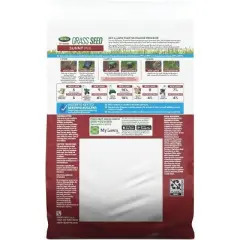 Scotts Turf Builder Grass Seed Sunny Mix Thrives in Direct Sun with Root Building Nutrition for a Stronger Lawn, 2.4 lb.