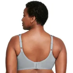 Glamorise Womens MagicLift Original Support Wirefree Bra 1000 Soft Gray