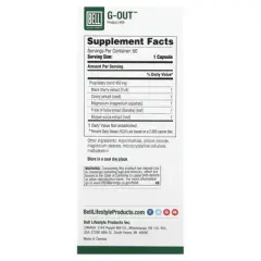 Bell Lifestyle G-Out, Uric Acid Control, 60 Veggie Capsules
