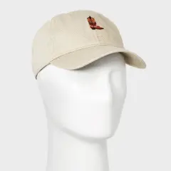 Men's Western Boot Cotton Baseball Hat - Mighty Fine Tan