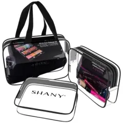 SHANY Clear Toiletry and Makeup Organizer  Bag Set
