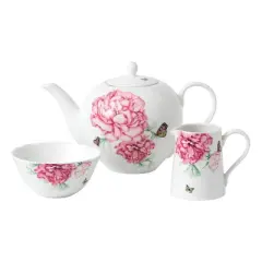 Miranda Kerr Everyday Friendship Teapot, Sugar, Cream Set White