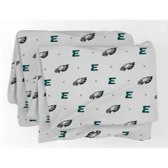 NFL Philadelphia Eagles Small X Queen Sheet Set - 3pc