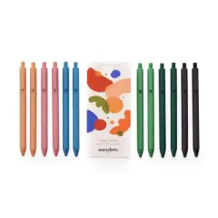 Anecdote Gel Pens - 12 Black Ink Retractable