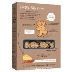 Buddy Biscuits Oven Baked Treats with Bacon and Cheese Dry Dog Treats - 16oz