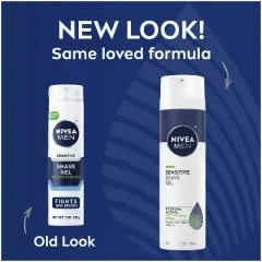 Nivea Men  Sensitive Skin Shave Gel with Vitamin E - 7oz