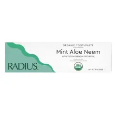 Radius Mint Aloe Neem Organic Toothpaste - 3 oz