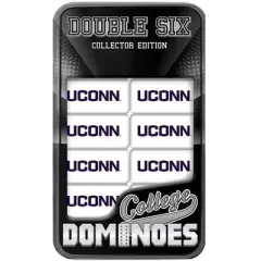 MasterPieces Officially Licensed NCAA UCONN Huskies 28 Piece Dominoes Game for Adults