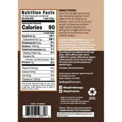 Rapid Fire Coffee Caramel Macchiato Medium Roast Coffee Pods - 16ct