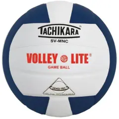 Tachikara Indoor Sensi Tec Composite VolleyLite Volleyball - Navy/White
