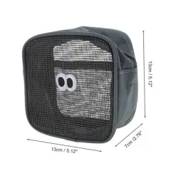 Unique Bargains Square Bean Eye Makeup Bag 1 Pc