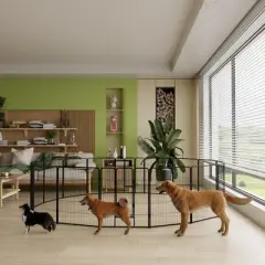 Dog Playpen,  Puppy Playpen, Dog Exercise Pen, Foldable Dog Pen