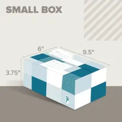 Scotch Plaid Designer Mailing Box Blue