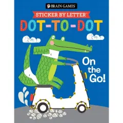 Brain Games - Sticker by Letter - Dot-To-Dot: On the Go! - by  Publications International Ltd & Brain Games & Little Grasshopper Books (Paperback)