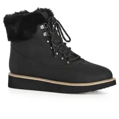 Women's WIDE FIT Arya Ankle Boot - black | CLOUDWALKERS